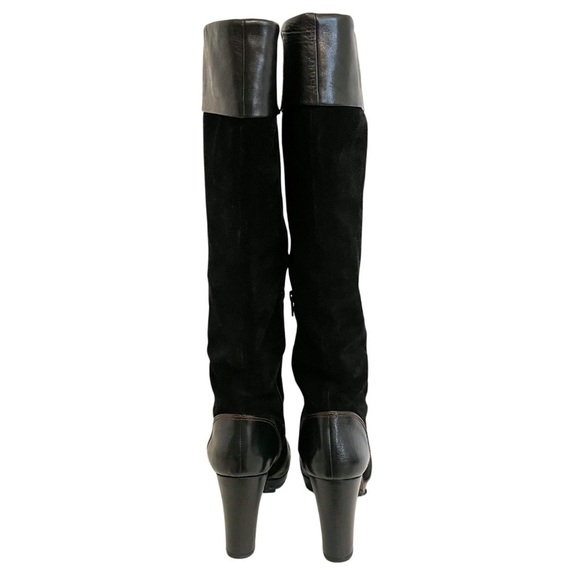 Chie Mihara Tall Suede Platform Heeled Boots 42 - Picture 2 of 8